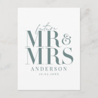 Modern, grafisch, typografisch Save the Date