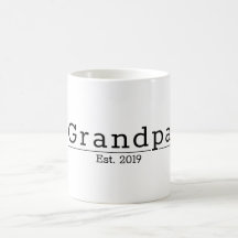 Modern Grandpa Est. Minimalistische Typografie-Ges
