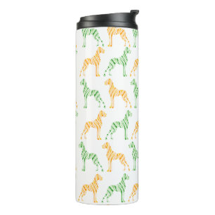 Modern Great Dane Muster Thermosbecher