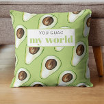 Modern Green Avocado Fusion Zitat Kissen<br><div class="desc">Modern Green Avocado Fusion Zitat</div>