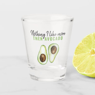 Modern Green Avocado Zitat von Avocado Lover Gesch Schnapsglas
