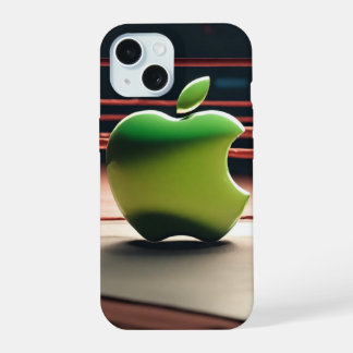 Modern Green Fruit Inspired iPhone 15 Pro Case | S