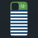 Modern Green Navy Streifen Custom Monogram title_seo2<br><div class="desc">Dress up and protect your iphone with a simple,  modern and stylish striped pattern design that is custom mit Monogramm with your first,  mittel and last name initials in a preppy serif Schriftart. Dunkelmarineblau und weiße horizontale Streifen kontrastiert mit einem olivgrüne Farbe Block Hintergrund.</div>