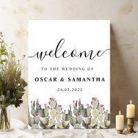 Modern Green Watercolor Cactus