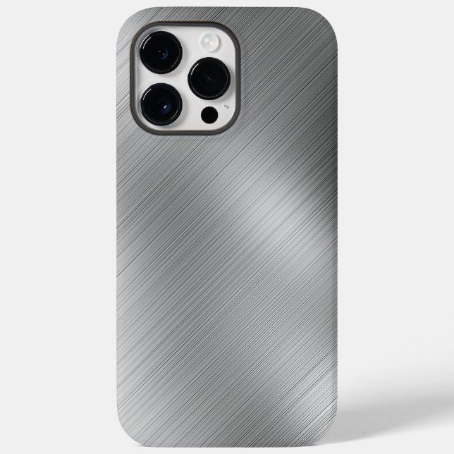 Modern Grey Texture Template Case-Mate iPhone 14 Pro Max Hülle (Rückseite)