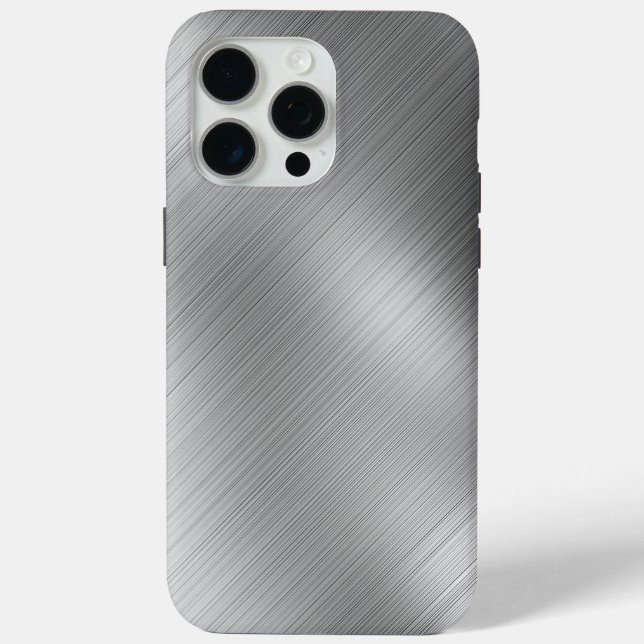 Modern Grey Texture Template Case-Mate iPhone Hülle (Rückseite)