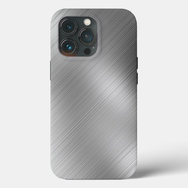 Modern Grey Texture Template Case-Mate iPhone Hülle (Rückseite)