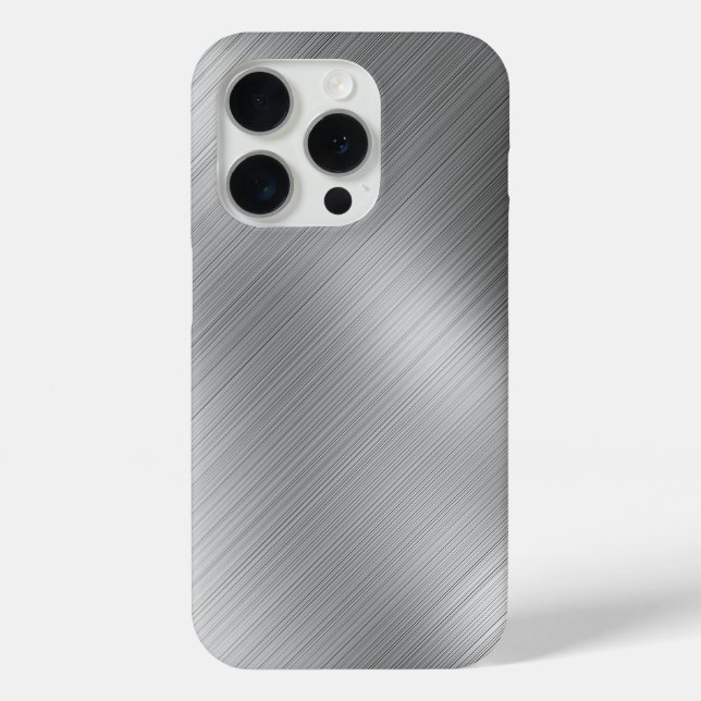 Modern Grey Texture Template Case-Mate iPhone Hülle (Rückseite)