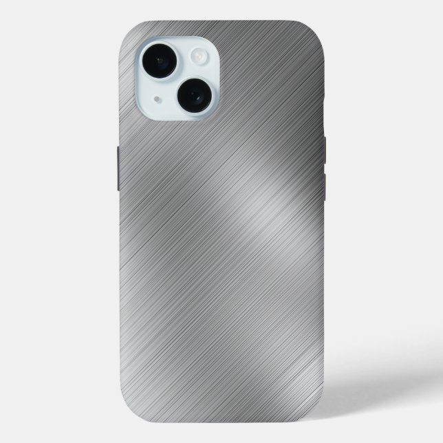 Modern Grey Texture Template Case-Mate iPhone Hülle (Rückseite)