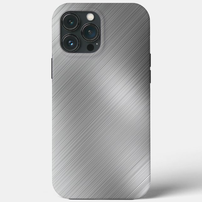 Modern Grey Texture Template Case-Mate iPhone Hülle (Rückseite)