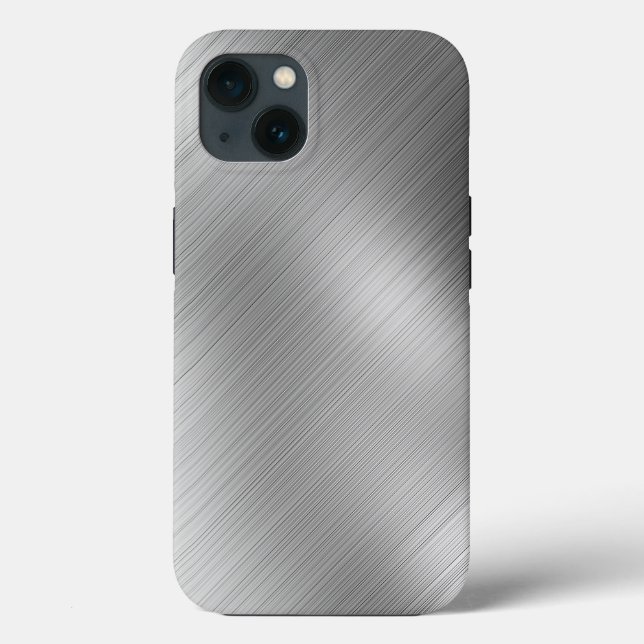 Modern Grey Texture Template Case-Mate iPhone Hülle (Rückseite)