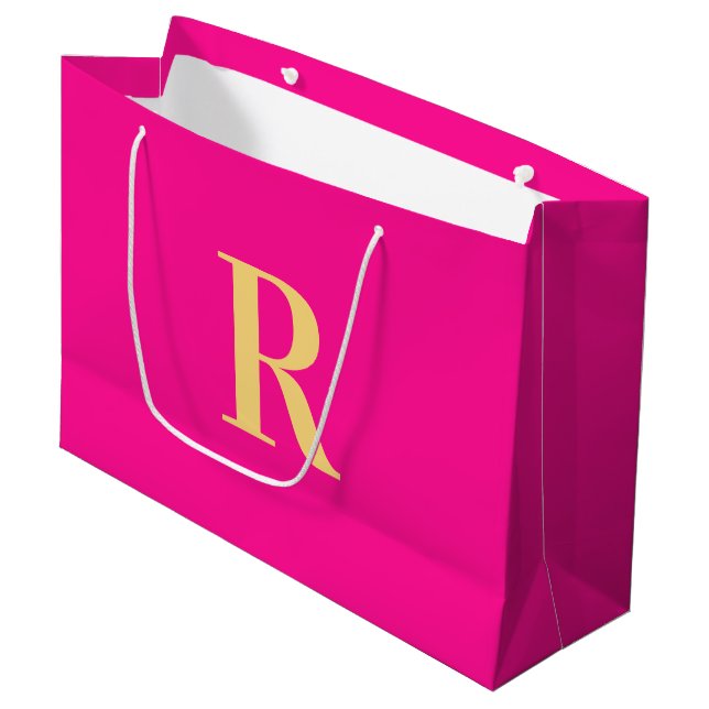 Modern Große Geschenktüte (Vorderseite Schrägansicht)