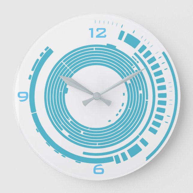 Modern Große Wanduhr (Vorderseite)