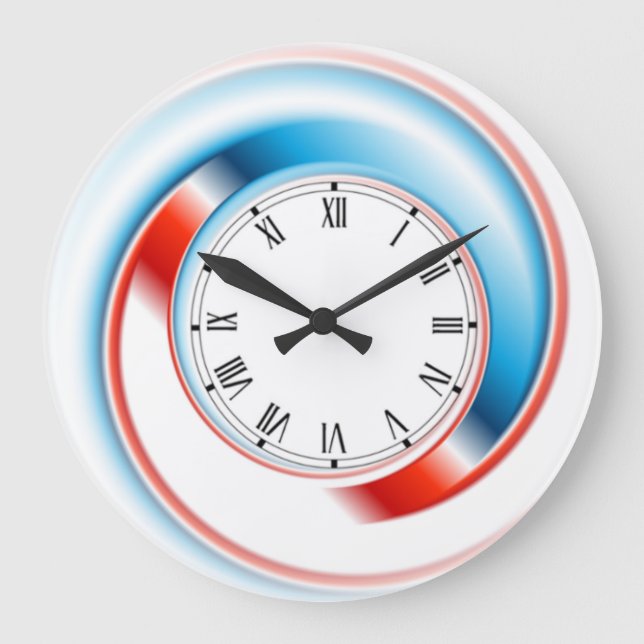 Modern Große Wanduhr (Vorderseite)