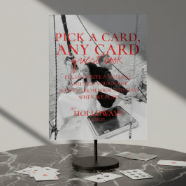 Modern Handwritten Overlay Photo Wedding Acrylschild