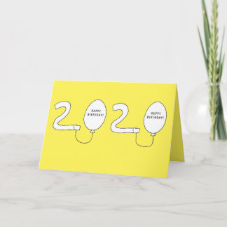 Modern Happy Birthday 2020 Funny Geburtstag Card Karte