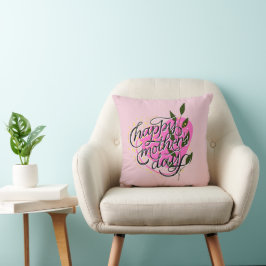 Modern Happy Mother Day Kissen
