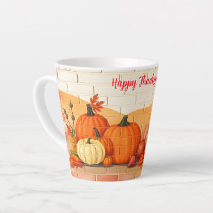 Modern Happy Thanksgiving Schöner Fall Milchtasse