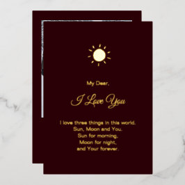 Modern Happy Valentine's Day Photo Folien Feiertagskarte