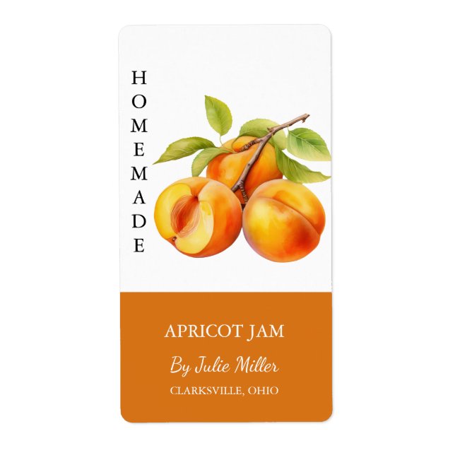 Modern hausgemachte Apricot-Marmelade (Vorne)