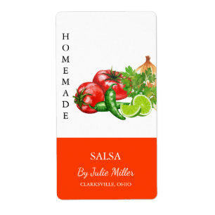 Modern hausgemachte Salsa-Marke