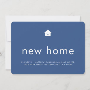 Modern hell Minimalistisch Neue Zuhause Ankündigung