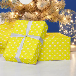 Modern hellgelb, kundenspezifisch niedlich geschenkpapier