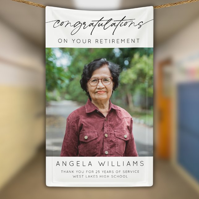 Modern Herzlichen Glückwunsch zu Ihrem Foto für di Banner (Von Creator hochgeladen)