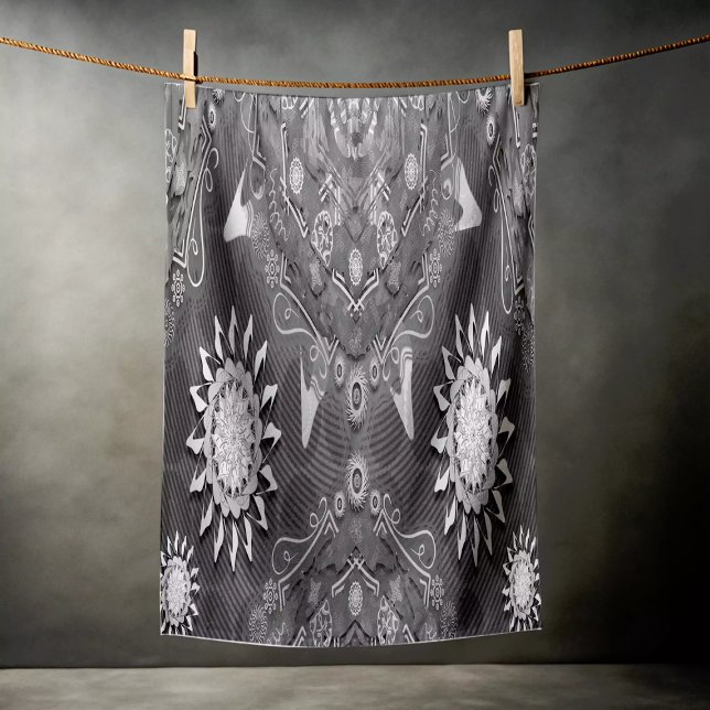 Modern-Hexa-Ursidae-Mandala-Kunst Strandtuch (Von Creator hochgeladen)