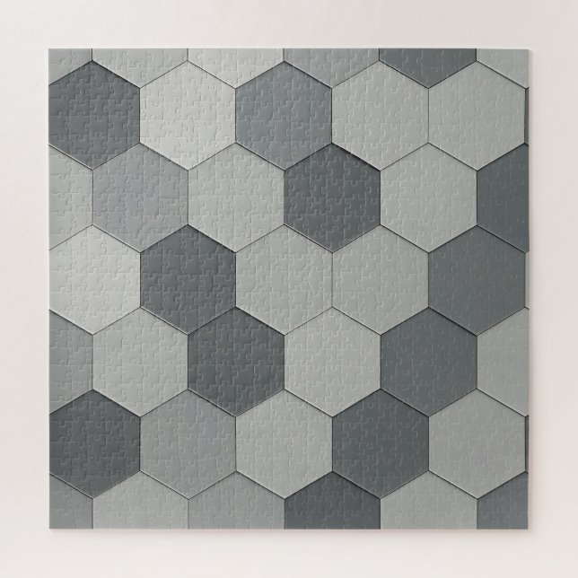 Modern Hexagon Tile Geometric Pattern (Vertikal)
