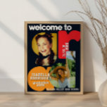 Modern High School Graduation Welcome  Poster<br><div class="desc">Modern High School Graduation Welcome Sign</div>