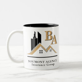 Modern hinzufügen Sie Ihr eigenes Logo Beruflich B Zweifarbige Tasse