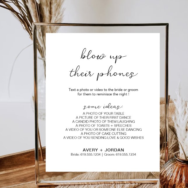 Modern hochzeitliches Hochzeitspazierspiel mit Fot Poster (Von Creator hochgeladen)