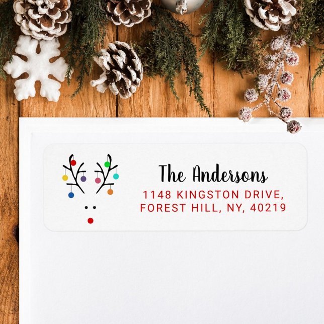 Modern Holiday Whimsical Reindeer Christmas (Von Creator hochgeladen)