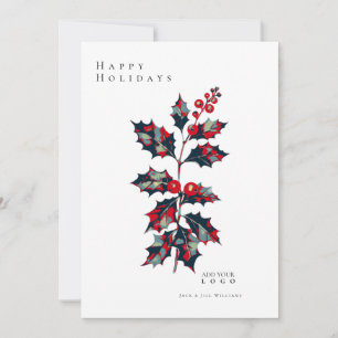 Modern Hope Poster Holly Berry Weihnachten Einladung