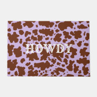 Modern Howdy Lilac Kuh Skin Pattern
