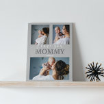 Modern I Liebe You Mommy | 3 Foto Collage Plaque Fotoplatte<br><div class="desc">Mamas werden diese zeitgenössische 3-Foto-Collage-Plakette mit einem Skript-Schriftart, der "I LIEBE YOU" und fett sagt "MOMMY" Liebe. Das perfekte Geschenk für eine junge Mutter, Stiefmutter, Bonusmutter, oder wie eine Mutter, für Mütter Tag, Geburtstag oder jede andere Gelegenheit! Der gesamte Text kann leicht bearbeitet werden und Stil, Größe und Farbe des...</div>
