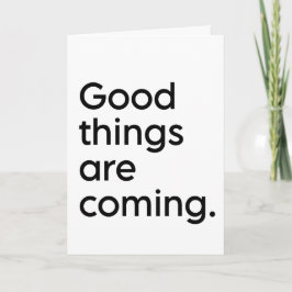 Modern inspirierendes Positivziffer Karte