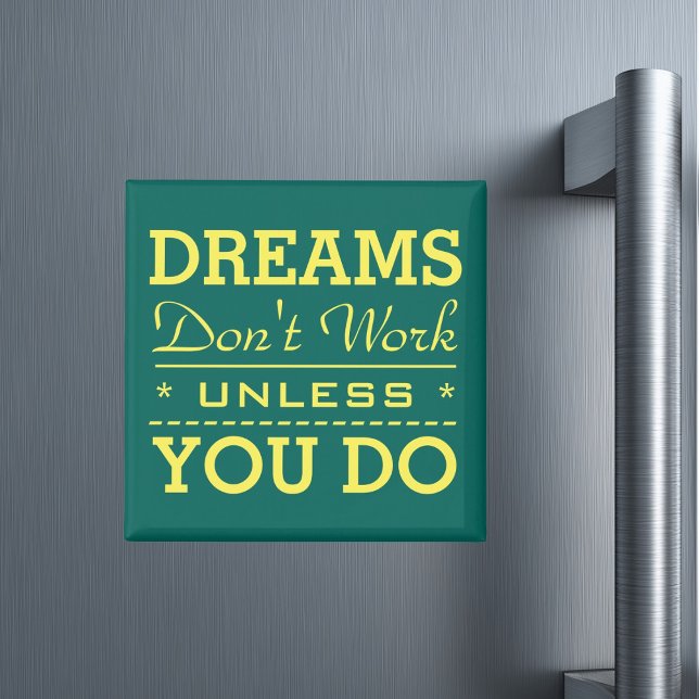 Modern inspirierendes Zitat Magnet (Von Creator hochgeladen)