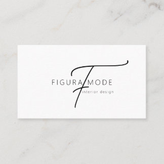 Modern Interior Designer Business Card Visitenkarte