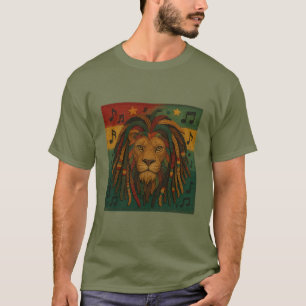 Modern Jamaica Rasta Lion T-Shirt