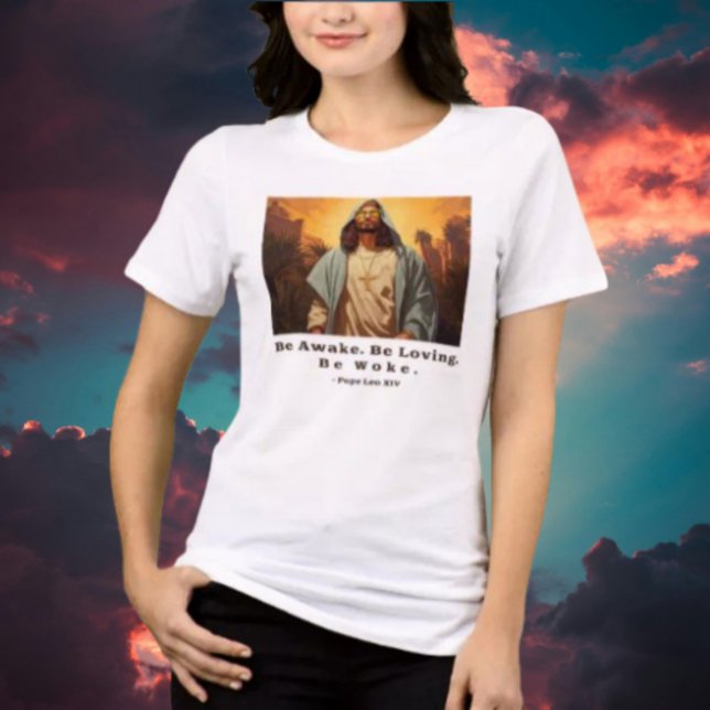 Modern Jesus - *Seid wach. Lieben. Geweckt werden. Tri-Blend Shirt (Von Creator hochgeladen)