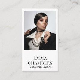 Modern Jewelier Designer Business Card Visitenkarte