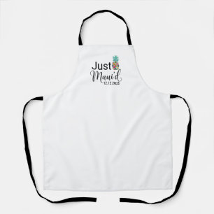 Modern Just Maui'd   Hawaii-Hochzeitspaar  Schürze