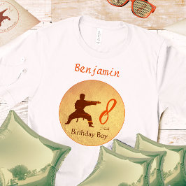Modern Kids 8. Geburtstag Japan Martial Arts Karat T-Shirt