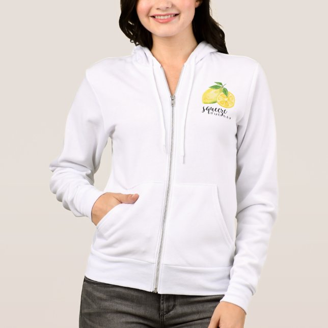 MODERN KITCHEN LEMON PUN HOODIE (Vorderseite)