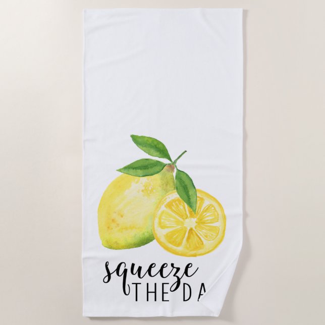 MODERN KITCHEN LEMON PUN STRANDTUCH (Vorderseite)