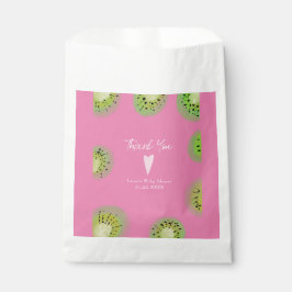 Modern Kiwi Fruit - Wasserfarbe Vielen Dank Geschenktütchen