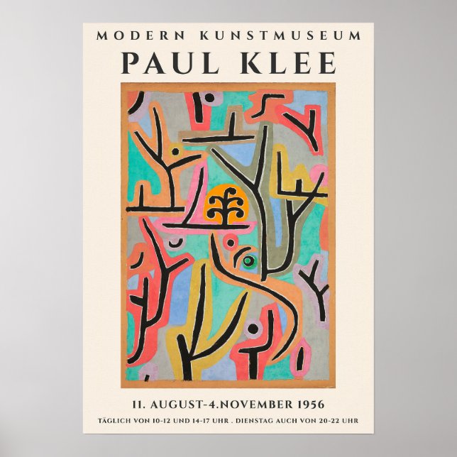 Modern Kunstmuseum Poster (Vorne)