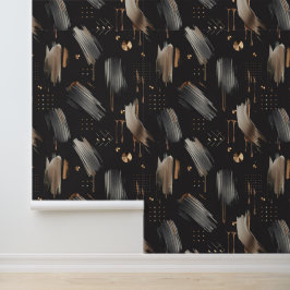 Modern Labyrinth (Metallic Paint) Luxury Tapete